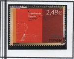 Stamps Spain -  Fuente d' Cibeles, Galeón  Andalucía parque Guell, Museo Gugenheim