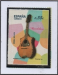 Stamps Spain -  Instrumentos Musicales: Laúd