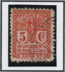 Stamps Spain -  Escudo d' l' Ciudad