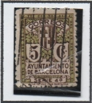 Stamps Spain -  Escudo d' l' Ciudad