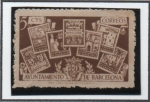 Stamps Spain -  Conjunto d' sellos emitidos por el Ayuntamiento