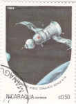 Stamps Nicaragua -  vuelo conjunto Soyuz 6-7-8-