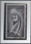 Stamps Spain -  Imagen d' l' Virgen