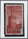 Stamps Spain -  Torre d' Oro