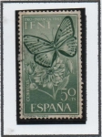 Stamps Spain -  Anthocharis eupheno