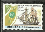 Sellos del Mundo : America : Granada : Frigate 