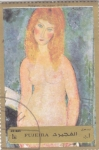 Stamps United Arab Emirates -  PINTURA DESNUDOS