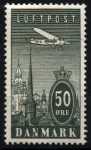 Stamps : Europe : Denmark :  Correo aéreo