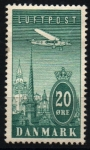 Stamps : Europe : Denmark :  Correo aéreo