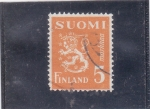 Stamps Finland -  Escudo de Armas