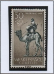 Stamps Spain -  Dia d' Sello: Correo en Domedrario