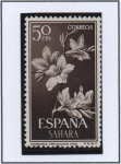 Stamps Spain -  Anabasis articulata