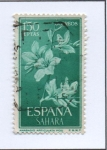 Stamps Spain -  Anabasis articulata