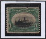 Stamps United States -  Buque d' Vapor