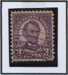 Stamps United States -  Abraham Lincoln