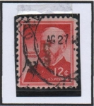 Stamps United States -  Benjamín Harrison