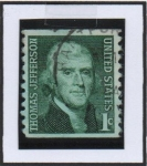 Stamps United States -  Thomas Jefferson