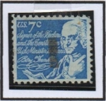 Stamps United States -  Benjamín Franklin