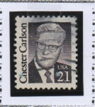 Stamps United States -  Chester Carison