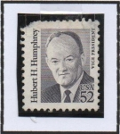 Stamps United States -  Hubert H Hurnphrey