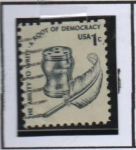 Stamps United States -  Pluma y Tintero