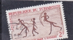 Stamps Chad -  pinturas rupestres