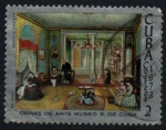 Sellos de America - Cuba -  serie- Obras del museo nacional