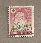 Sellos de America - Cuba -  Navidad 1954-55