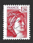 Stamps France -  1572 - Sabina