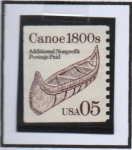 Stamps United States -  Canoa