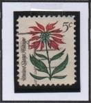 Stamps United States -  Poinsettia