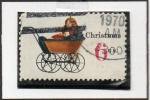 Stamps United States -  Juguete: Cochecito d'niña