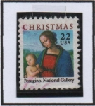 Stamps United States -  Madona y Niño 