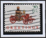 Stamps United States -  Coche d' Incendios