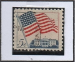 Stamps United States -  Banderas