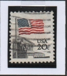 Stamps United States -  Banderas