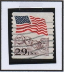 Stamps United States -  Banderas