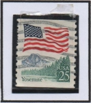 Stamps United States -  Banderas