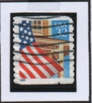 Stamps United States -  Banderas