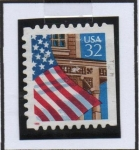 Stamps United States -  Banderas