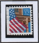 Stamps United States -  Banderas