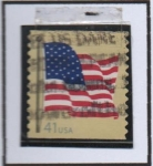 Stamps United States -  Banderas