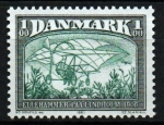 Stamps : Europe : Denmark :  serie- Vuelos a traves del tiempo