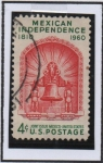 Stamps United States -  Independencia d' México