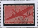 Stamps United States -  Avión Twin-Motored