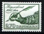 Stamps Denmark -  IV cent. archivos nacionales