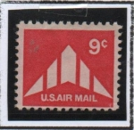 Stamps United States -  Avión Delta