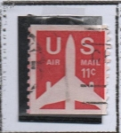 Stamps United States -  Avión  d' pasajeros