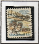 Stamps United States -  Wright Brothers