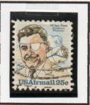 Sellos de America - Estados Unidos -  Wiley Post y Winnie